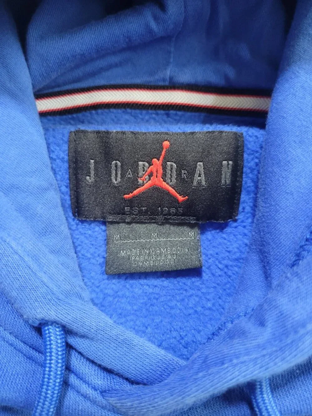 Jordan Flight Essentials Hoodie Pullover Game Royal Blue Jumpman Medium